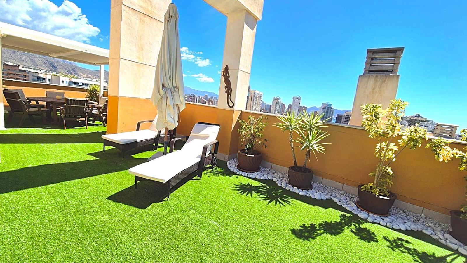 Beach Penthouse Apartment Benidorm Cala Кала де Финестрат Екстериор снимка