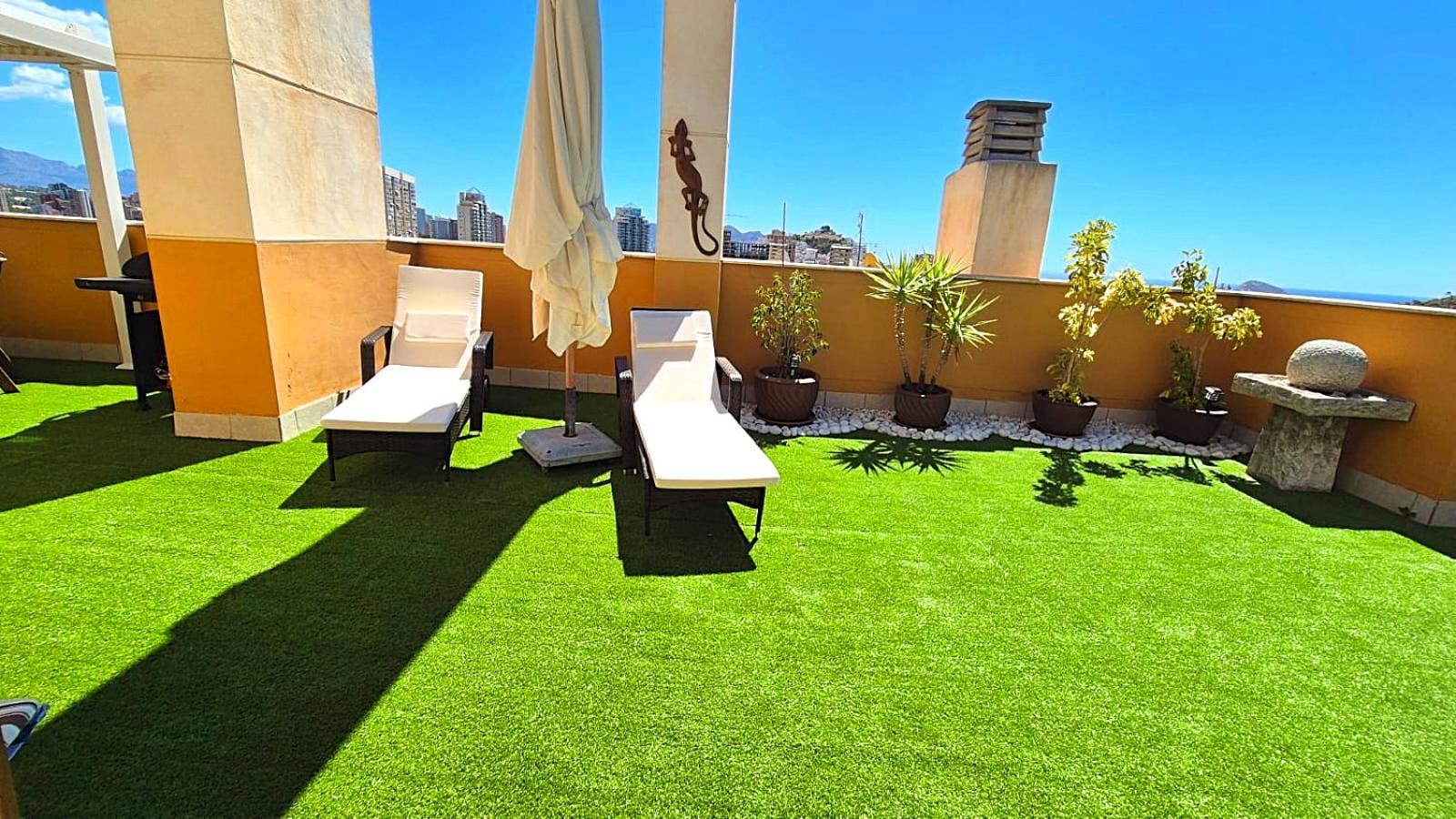Beach Penthouse Apartment Benidorm Cala Кала де Финестрат Екстериор снимка